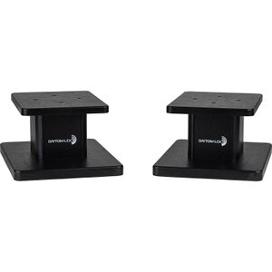 Main product image for Dayton Audio SSWB6B 6" Universal Wood Speaker Stand Pair, Black240-740